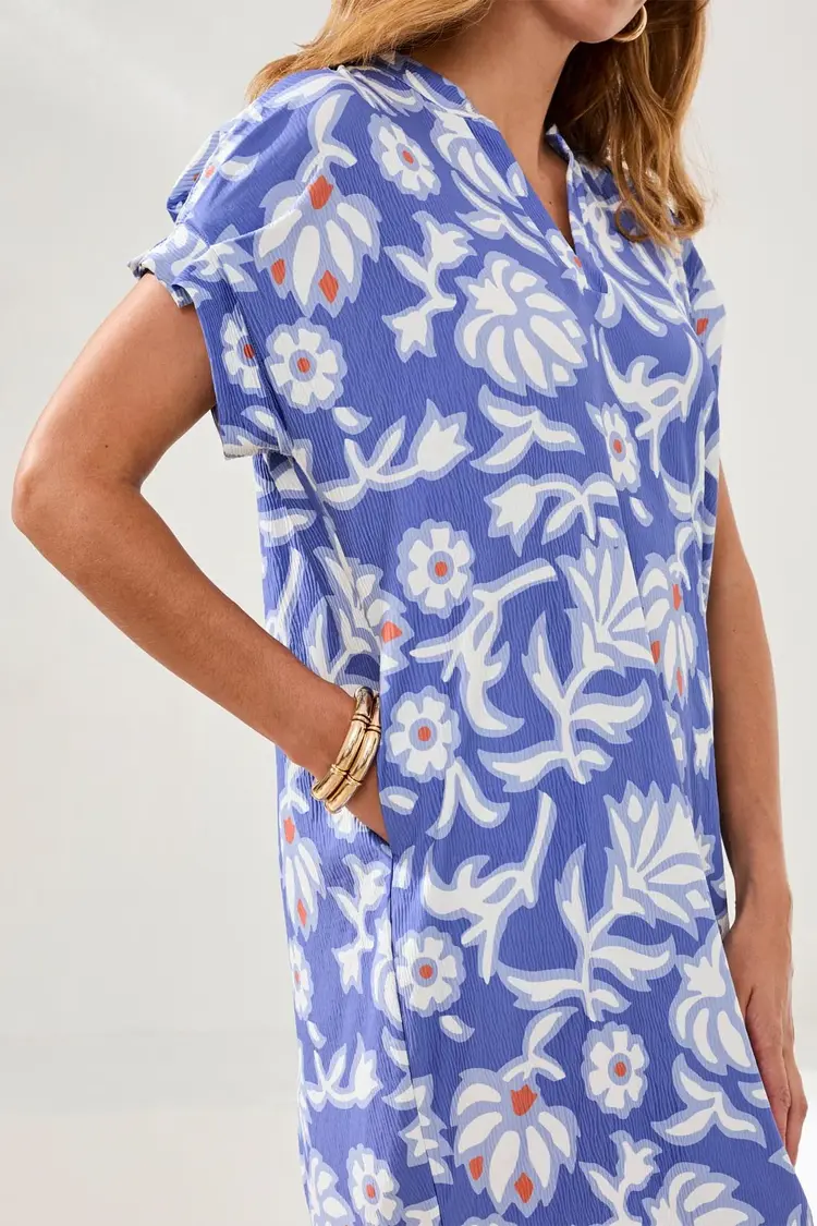 Tribal Tribal Knit Dress with Sleeve Detail 5781O