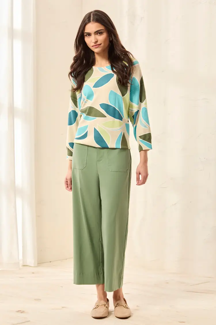 Tribal Tribal High Rise Capri W/ Pocket 3091O