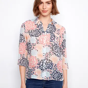 Charlie B Charlie B Button Up Blouse C4605R