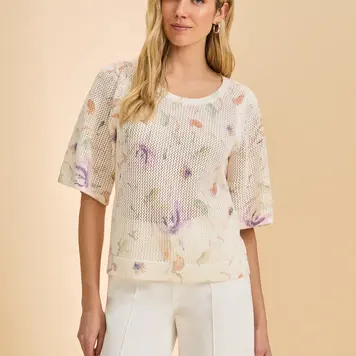 French Dressing Jeans FDJ Elbow Bell Sleeve Sweater 1203624