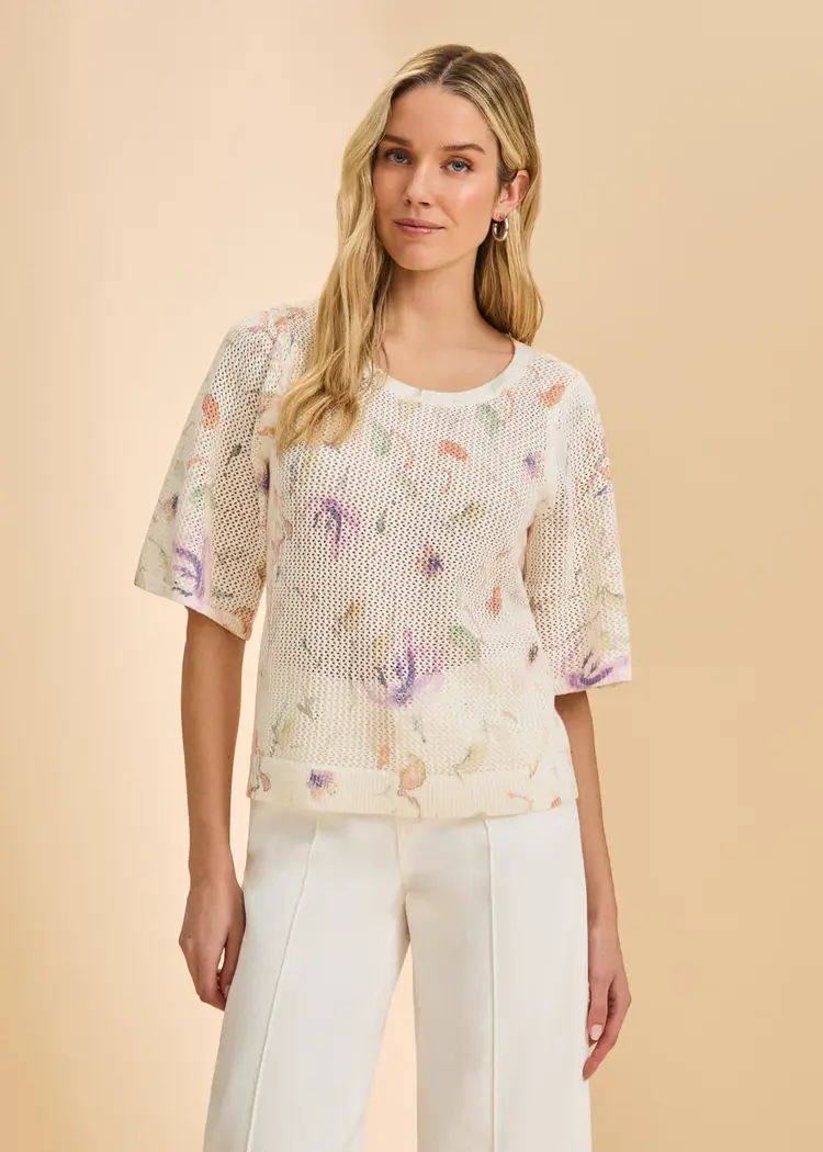 French Dressing Jeans FDJ Elbow Bell Sleeve Sweater 1203624