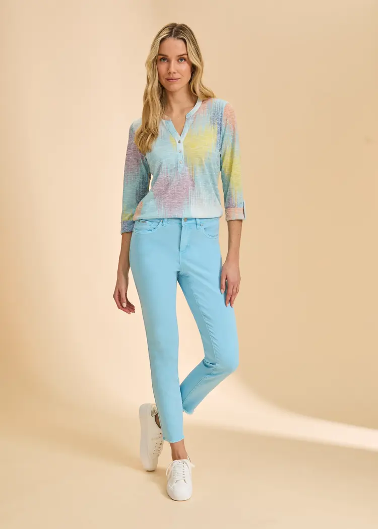 French Dressing Jeans FDJ Henley Top 3680435