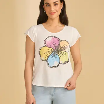 fdj FDJ Short Sleeve Embellished Top