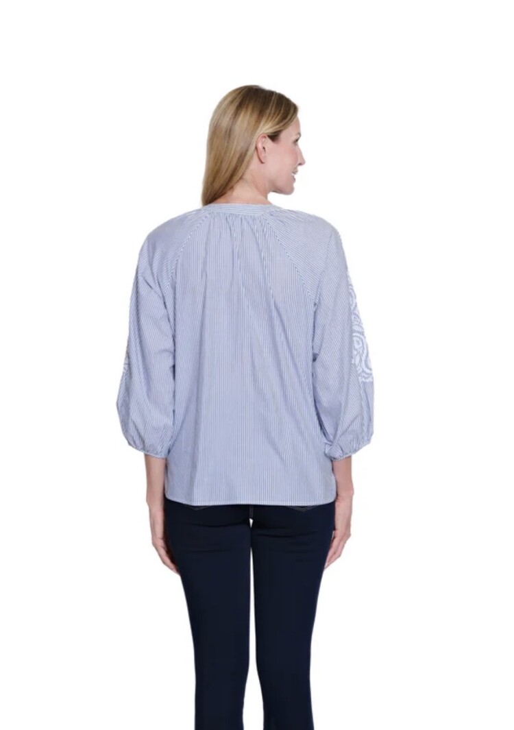 Multiples Multiples Raglan Sleeve Strip Shirt M16506BM