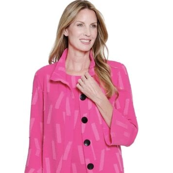 Multiples Multiples Flounce Sleeve Woven Jacket W/ Tank M16609JM