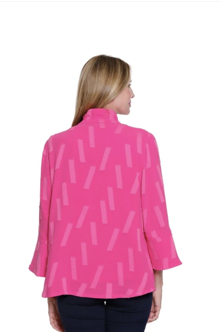 Multiples Multiples Flounce Sleeve Woven Jacket W/ Tank M16609JM