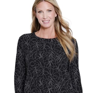 Multiples Multiples Scoop Neck Layered Top M16410MT