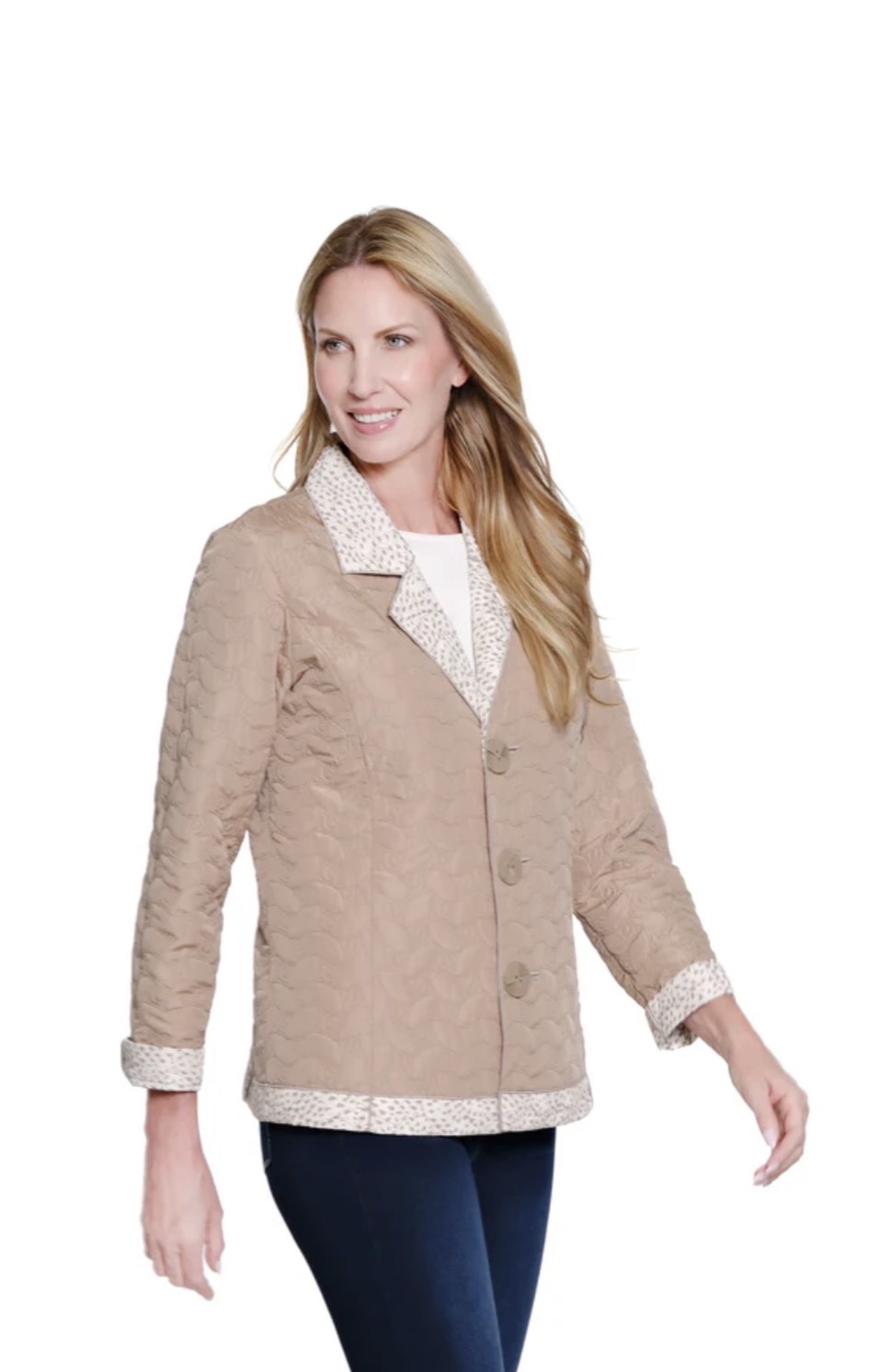 Multiples Reversible Woven Jacket M16212JM - Main Street Clothing