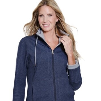 Multiples Multiples Cuffed Long Sleeve Zip Reversible 2Side Jacket M16301JM