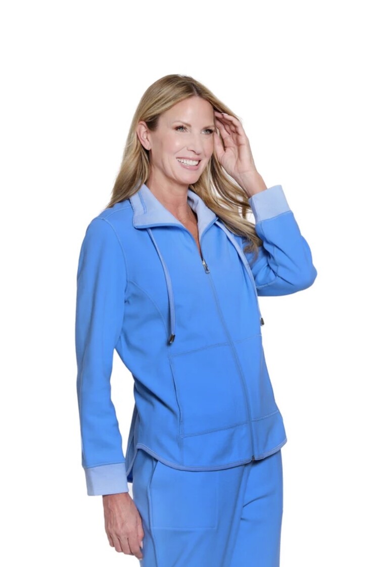 Multiples Multiples Cuffed Long Sleeve Zip Reversible 2Side Jacket M16301JM