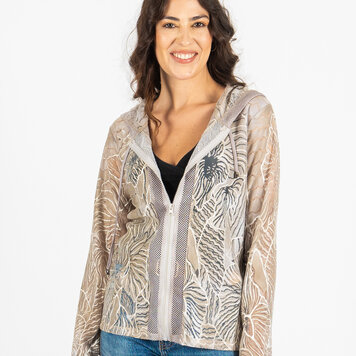 Cativa Cativa Zip Up Sweater 126129