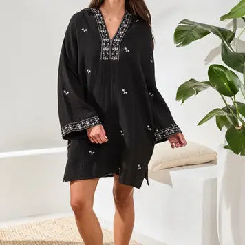 Tribal Tribal Sleeveless Tunic Dress 2427O