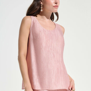 Joseph Ribkoff Joseph Ribkoff Crinkle Jacquard Sleeveless Straight Top 262721