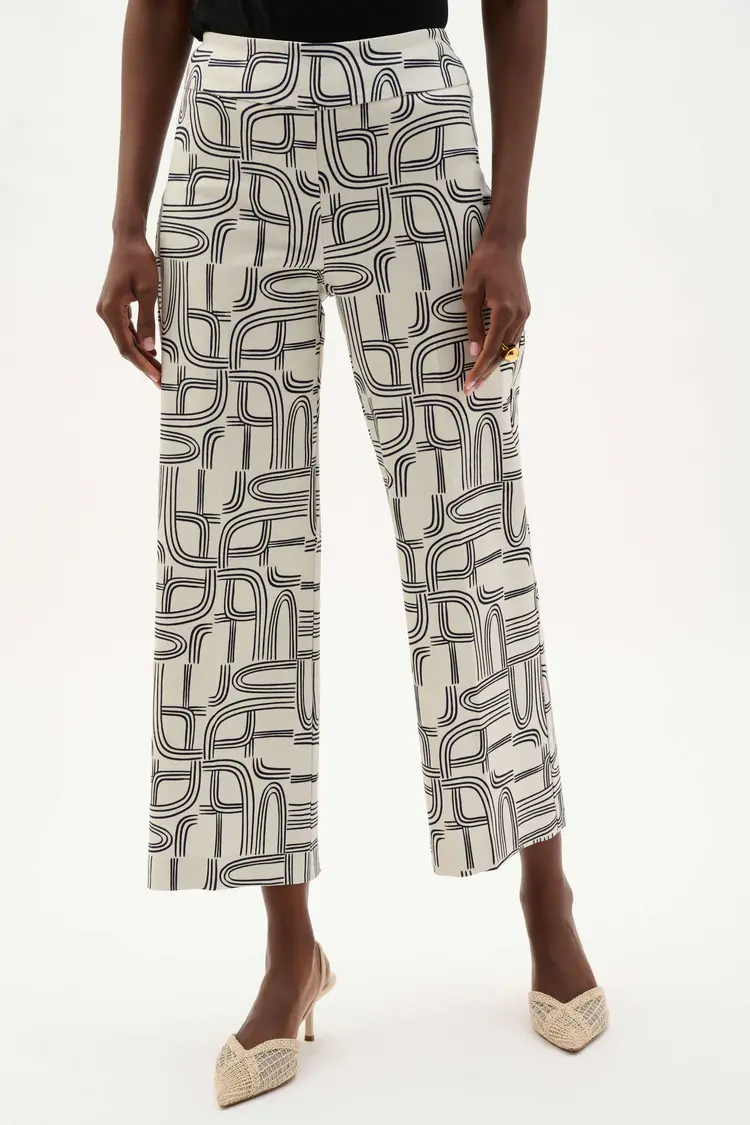 Joseph Ribkoff Joseph Ribkoff Millennium Geometric Print Wide Leg Pants 262048