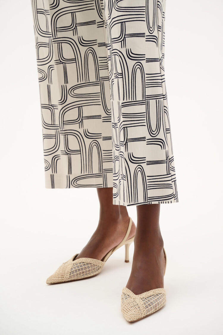 Joseph Ribkoff Joseph Ribkoff Millennium Geometric Print Wide Leg Pants 262048