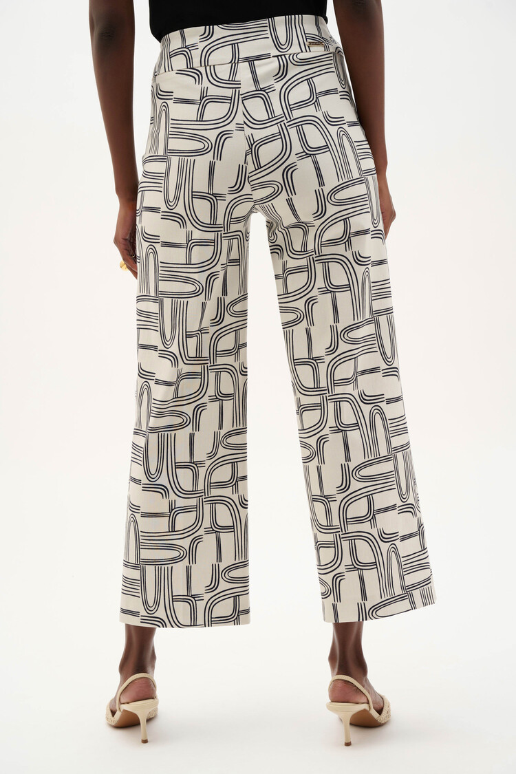 Joseph Ribkoff Joseph Ribkoff Millennium Geometric Print Wide Leg Pants 262048