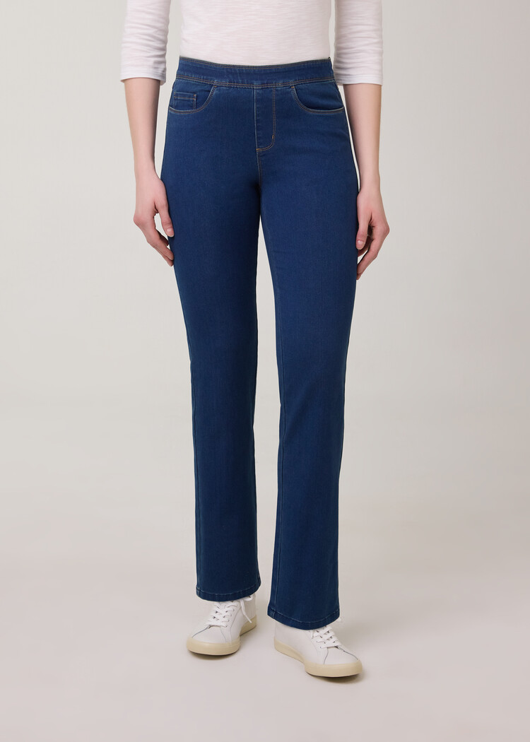 French Dressing Jeans FDJ Pull On Straight Leg 291106N