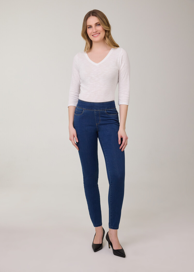 French Dressing Jeans FDJ Pull On Slim Ankle 241806N