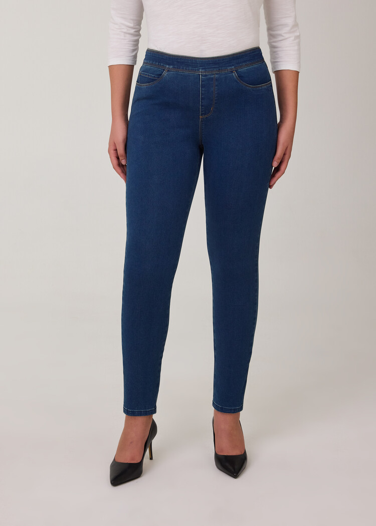 French Dressing Jeans FDJ Pull On Slim Ankle 241806N