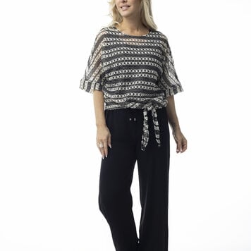 Pure Essence Pure Essence Crochet Top 669-4651