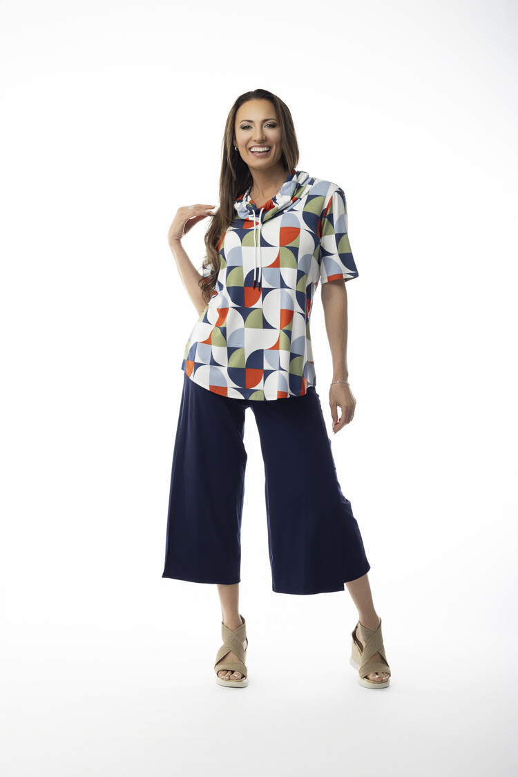 Pure Essence Pure Essence Pull On Capri 210-2366