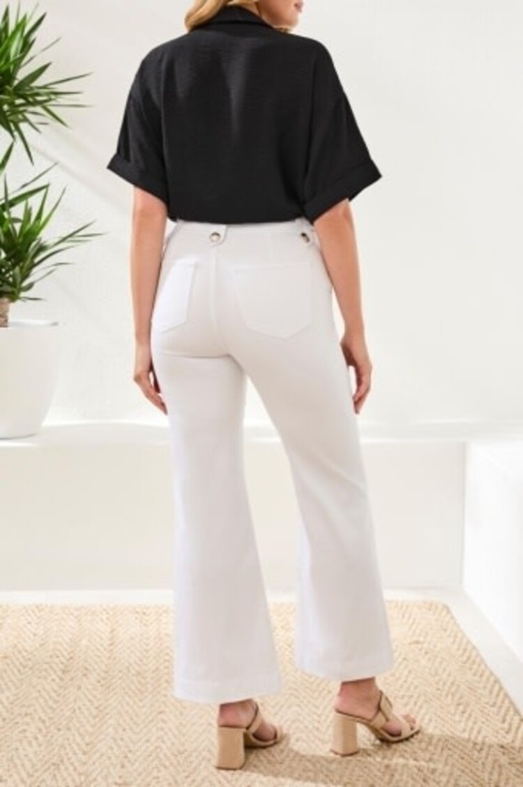 Tribal BROOKE HUGGING MARINE PALAZZO JEANS-5768O