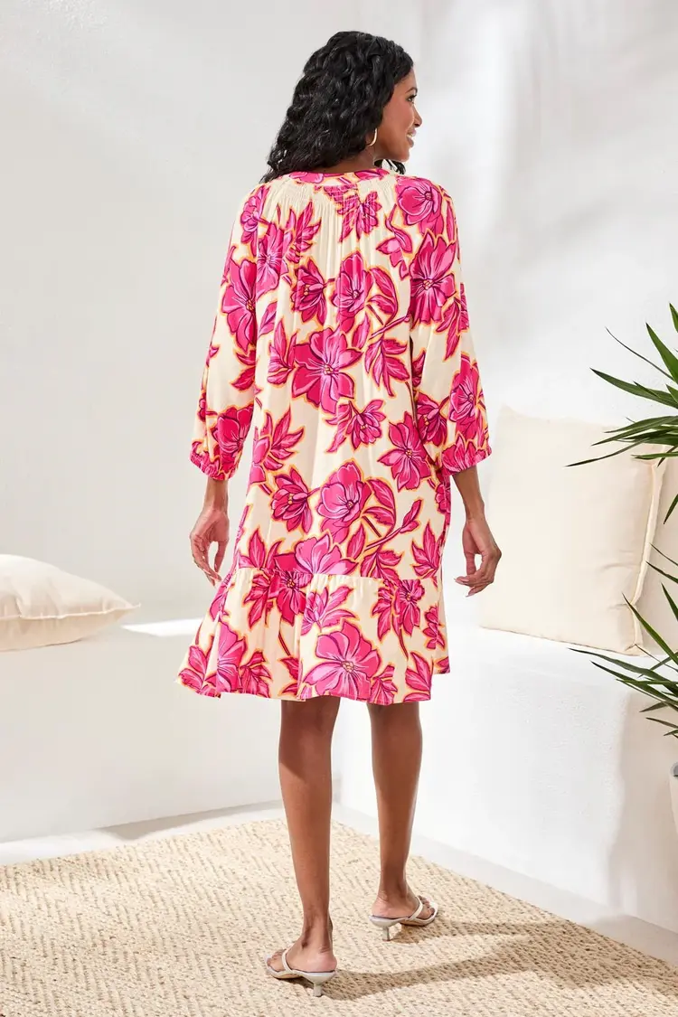 Tribal Tribal Button Front Dress 3024O