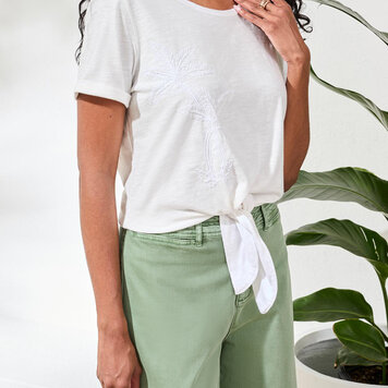 Tribal Tribal S/S Crew Neck 3081O