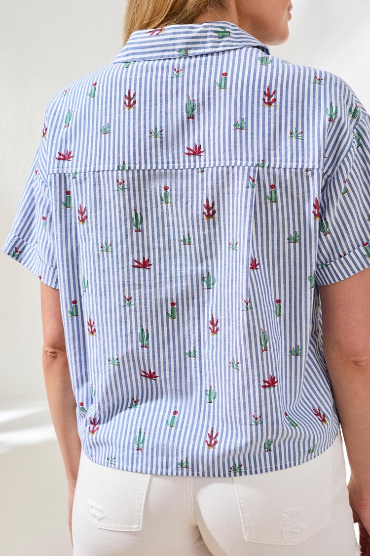 Tribal Tribal Button Up Blouse 3101O