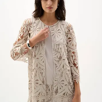 Joseph Ribkoff Joseph Ribkoff Guipure Lace Straight Cover-Up 262096