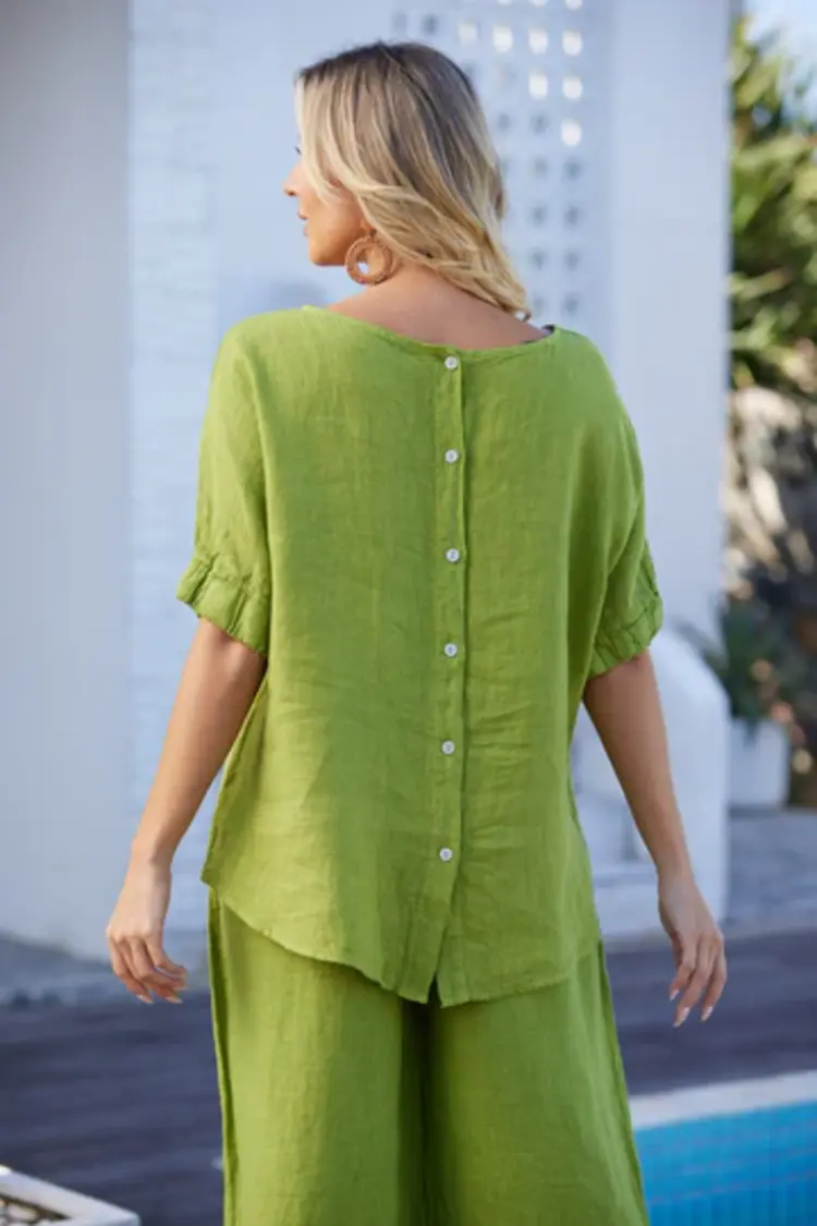 Orange Fashion Elastic Short Sleeve Top 18115