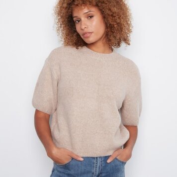 Charlie B Charlie B Elbow Sleeve Balloon Shape Sweater C2858