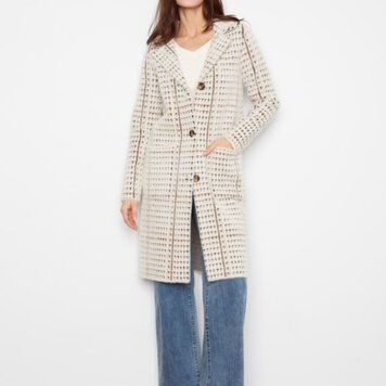 Charlie B Charlie B Knit Cardigan With Patch Pockets C6326RR