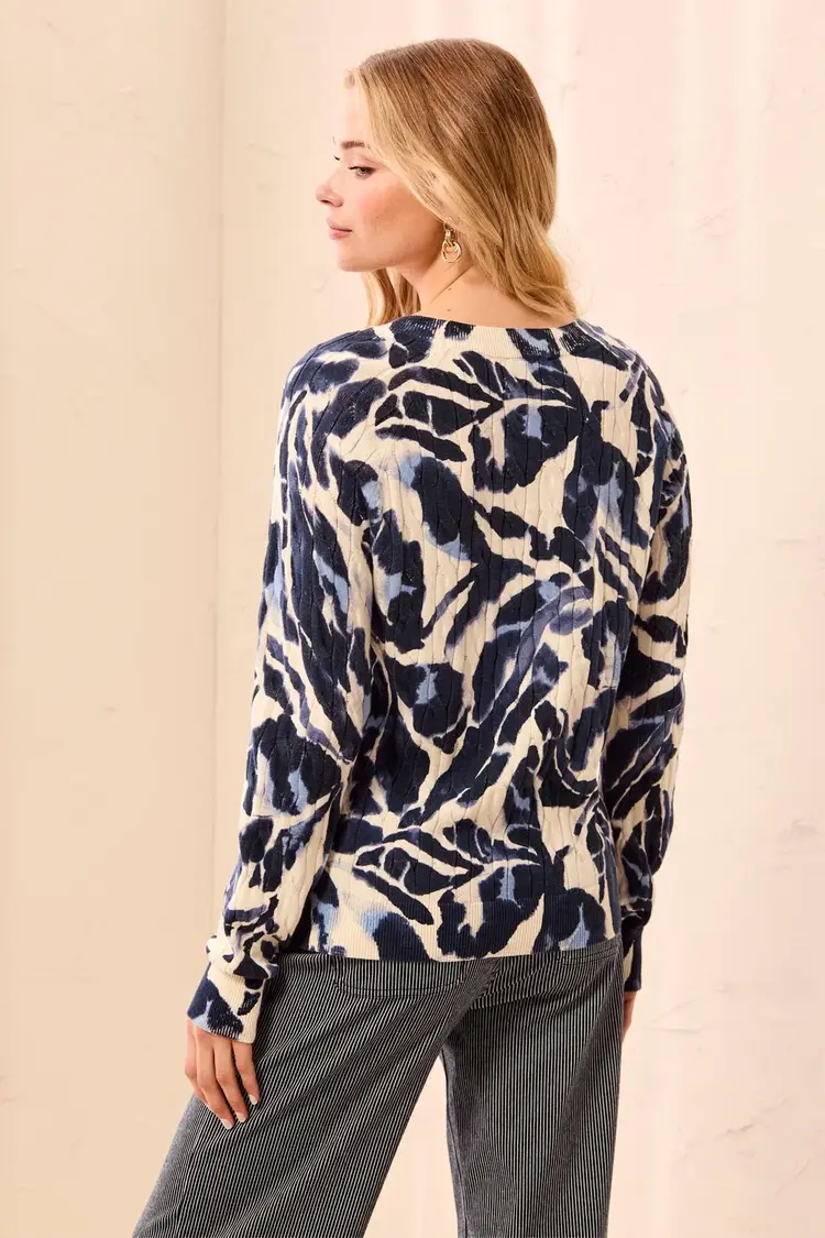 Tribal Tribal Long Sleeve Crewneck Sweater 2383O