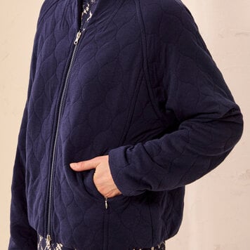Tribal Tribal Long Sleeve Front Zip Bomber Coat 3126O