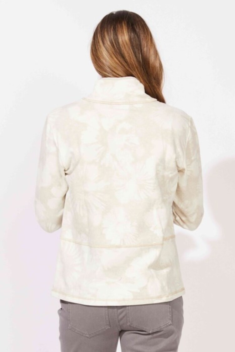 Escape Escape Printed Quarter Zip Pullover 14751