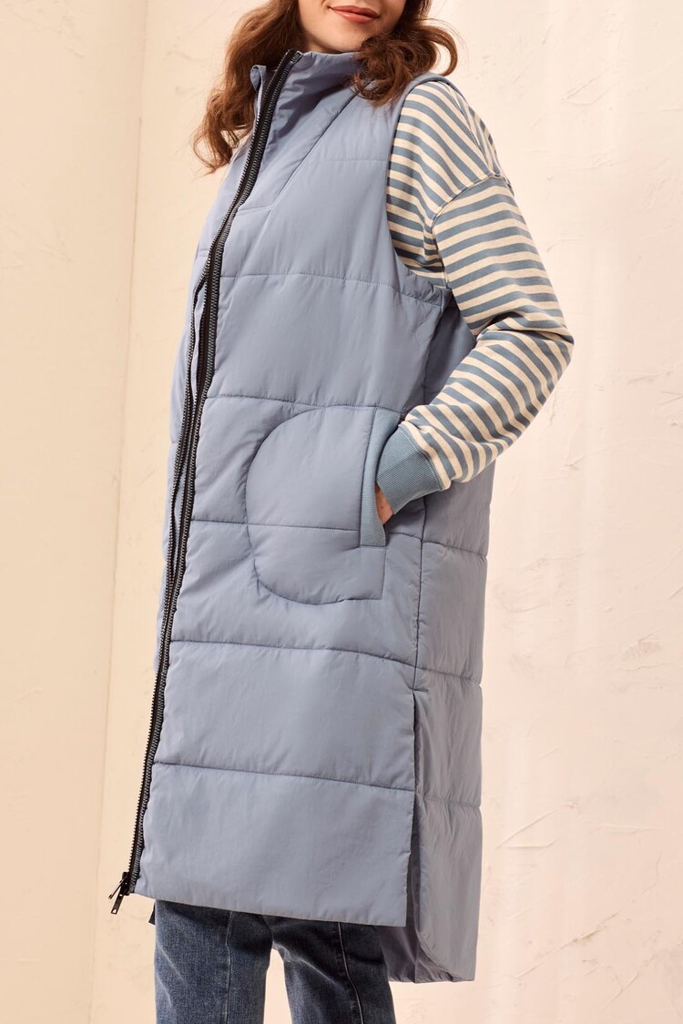 Tribal Tribal Zip Quilted Vest 2314O