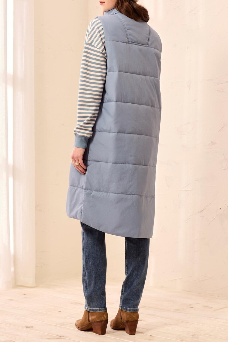 Tribal Tribal Zip Quilted Vest 2314O
