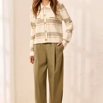 Tribal Tribal High Rise Pull On Ankle Pant 3255O