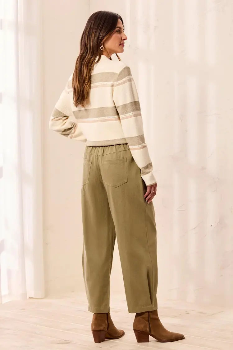 Tribal Tribal High Rise Pull On Ankle Pant 3255O