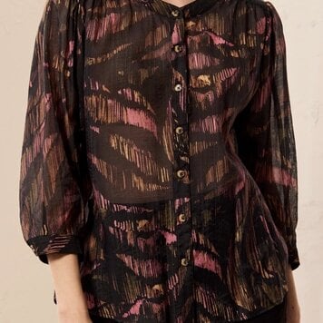 Tribal Tribal 5539O Dolman Sleeve Wide Blouse