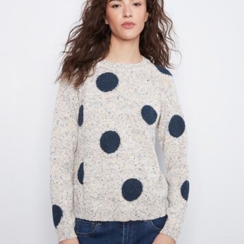 Charlie B Charlie B Long Sleeve Raglan Sweater C2039