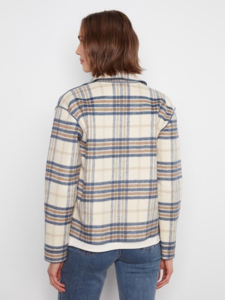 Charlie B Charlie B Reversible Plaid Jacket C6185Y