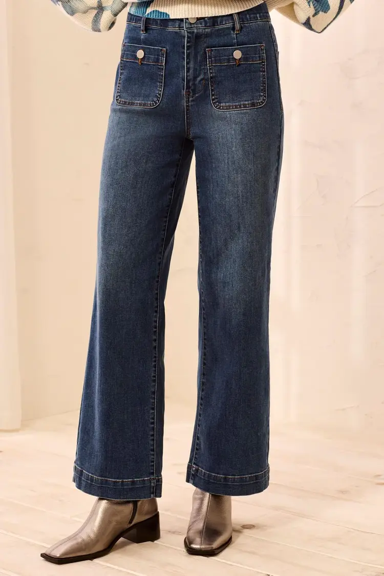 Tribal Tribal Sophia Curvy Super Straight Ankle Denim 6231O