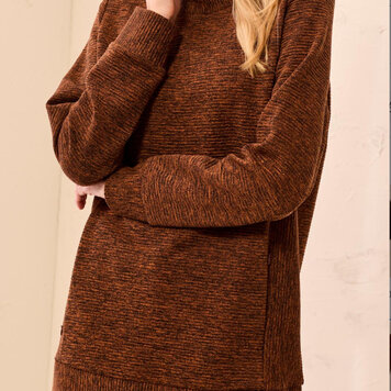 Tribal Tribal Long Sleeve Tunic With Invisible Pockets 3165O
