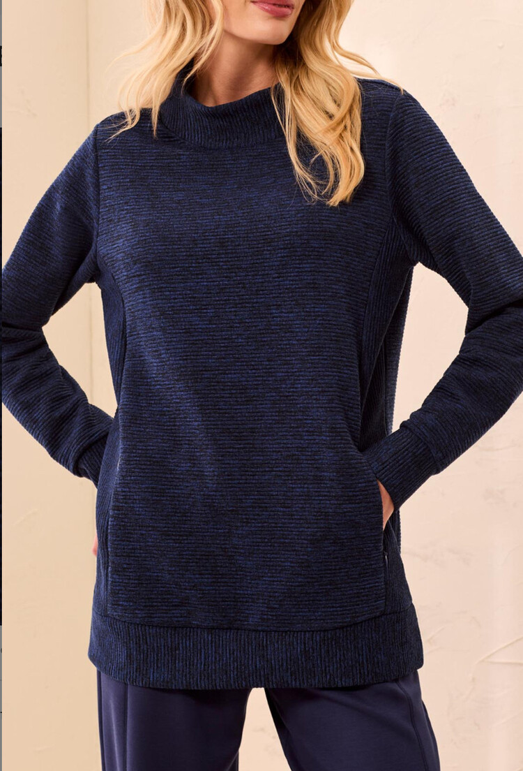 Tribal Tribal Long Sleeve Tunic With Invisible Pockets 3165O