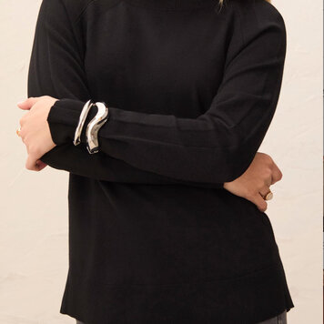 Tribal Tribal Long Sleeve Turtleneck Sweater 3210O