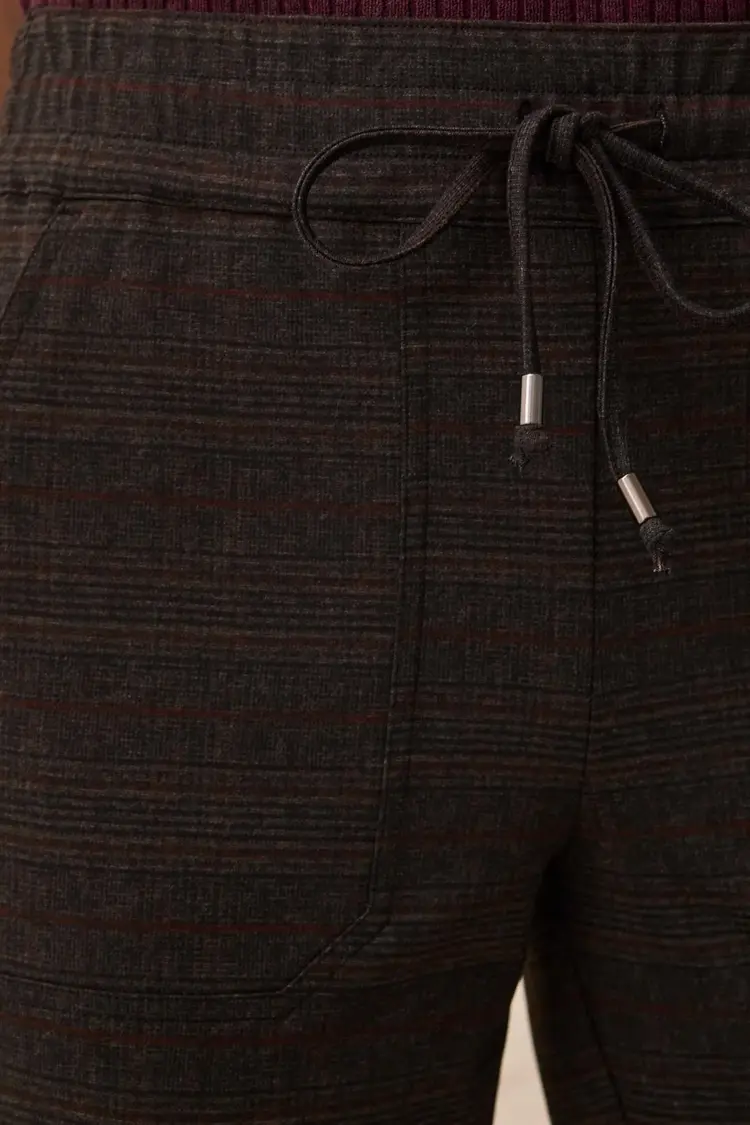Tribal Tribal Pull On Ankle Pant With Pockets 3182O