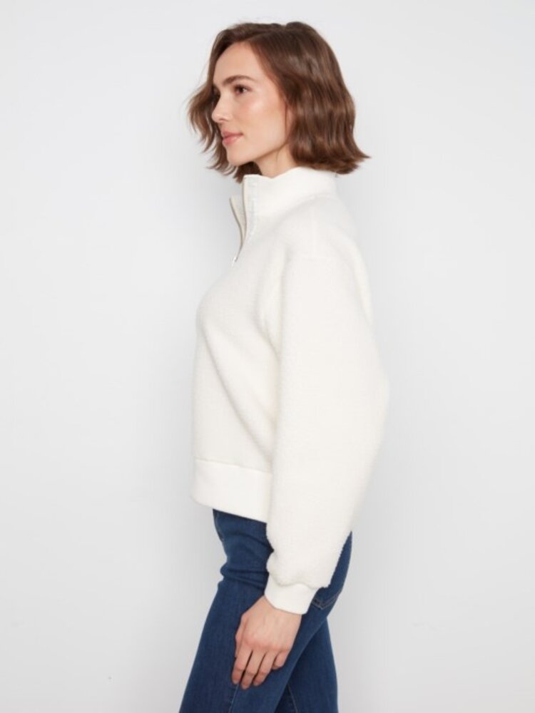 Charlie B Charlie B half zip fleece C6443