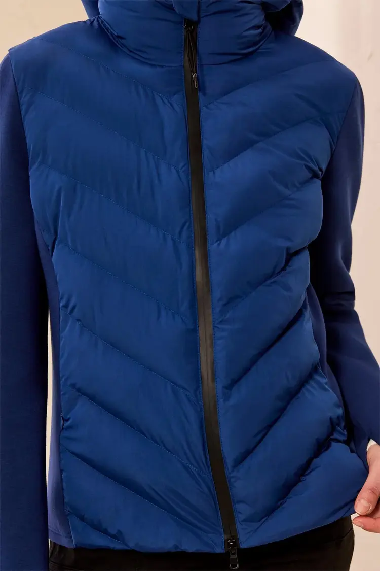 Tribal Tribal Long Sleeve Zip Front Puffer With Removable Hood 3172O